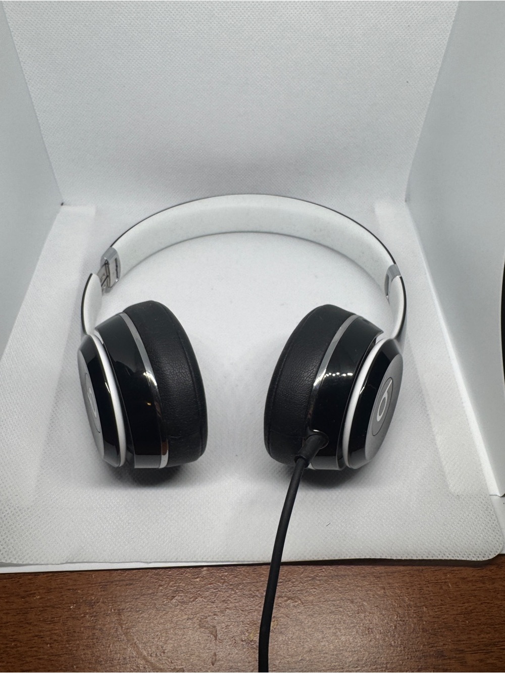 Beats by Dre Black and White On-Ear Headphones